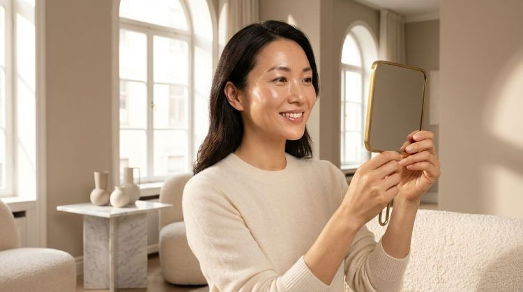 過年前準備醫美的女性。